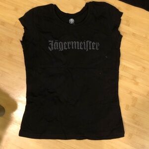 NEW! Jagermeister women’s black cotton t-shirt Vintage NOS